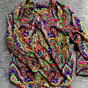 Talbots Paisley Blouse